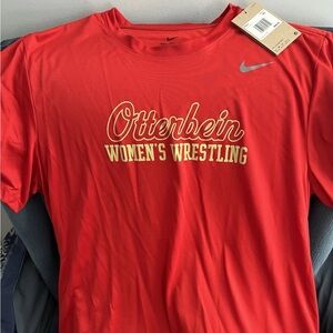 Otterbein University Nike Wrestling Shirt NWT Men’s XXL Brand new Nike Red